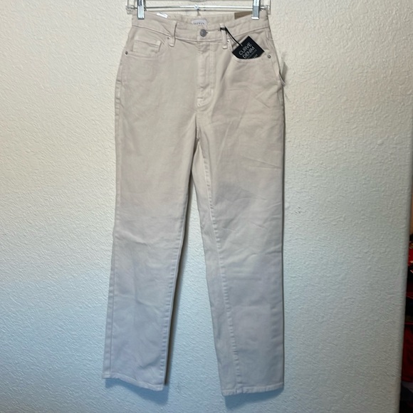 PacSun Sunwear Women's Cream Color Curve Denim Pants. NWT. Size 26. - Picture 1 of 12